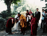 HH the Dalai Lama at Chanteloube