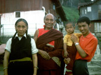 Kangyur Rinpoche & family