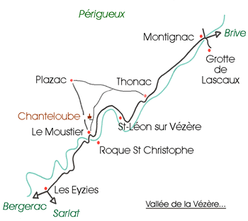 Songtsen maps - St. Leon sur Vezere, Dordogne, France